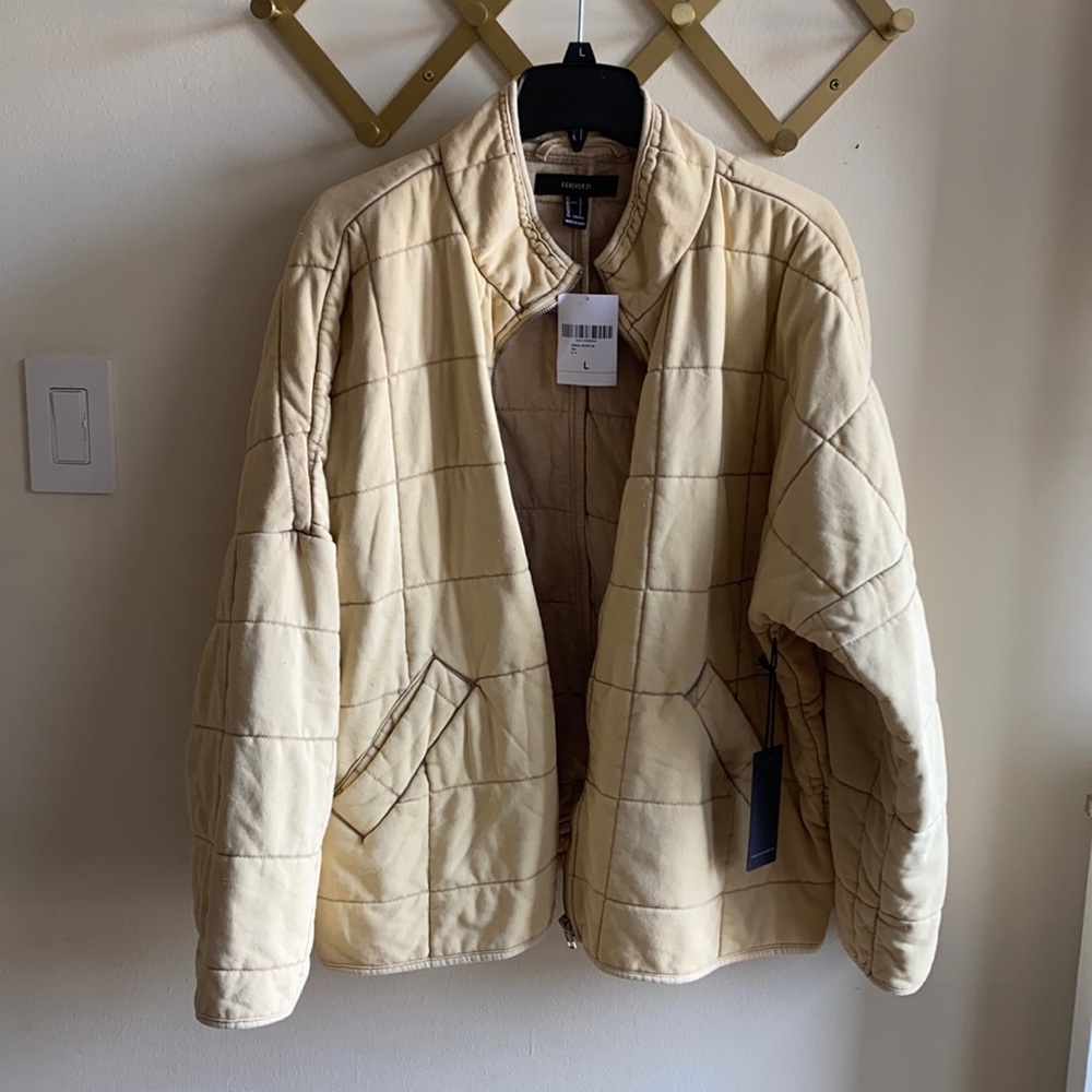 Forever 21 quilted jacket (Free People dupe)